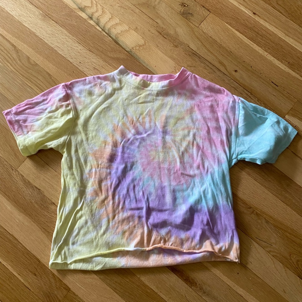 Vintage Havana cropped tye dye top kids size 14